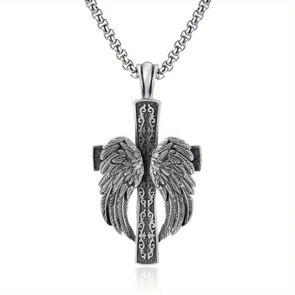 Other - Angel Wings Stainless Steel Unisex Pendant Necklace